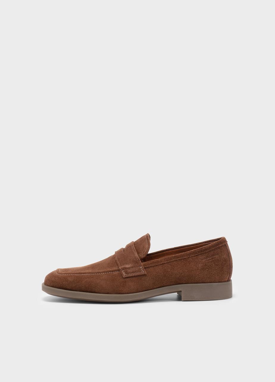 Troy loafer Bruin suède