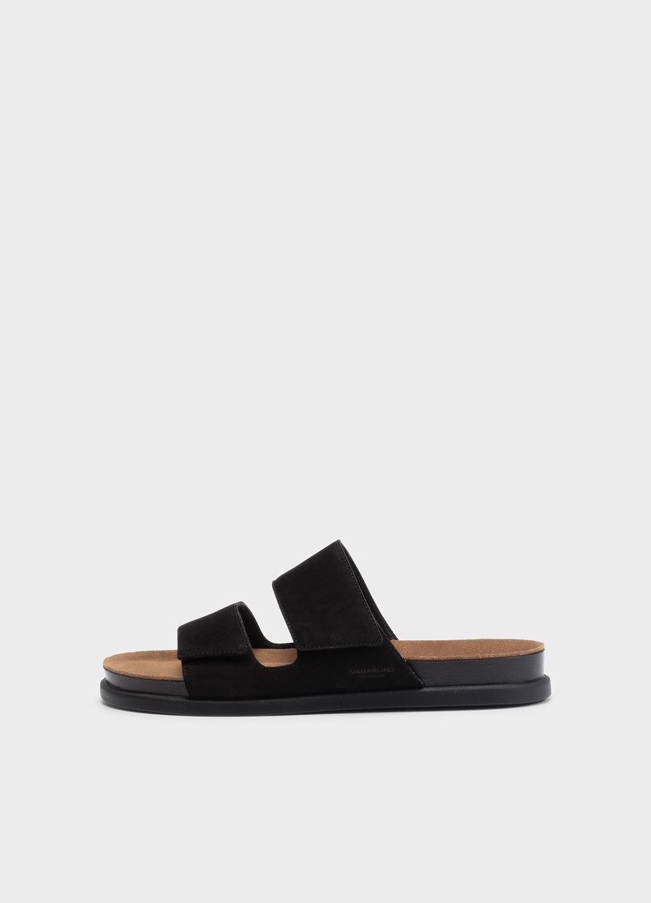 Kevin sandalias Negro nubuck