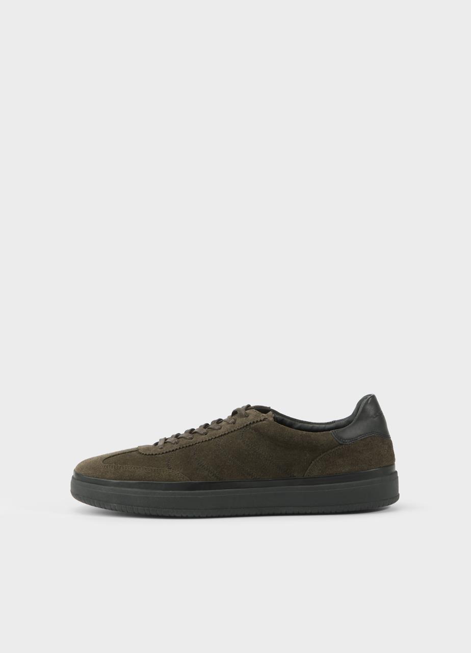 Leo baskets Vert Foncé daim
