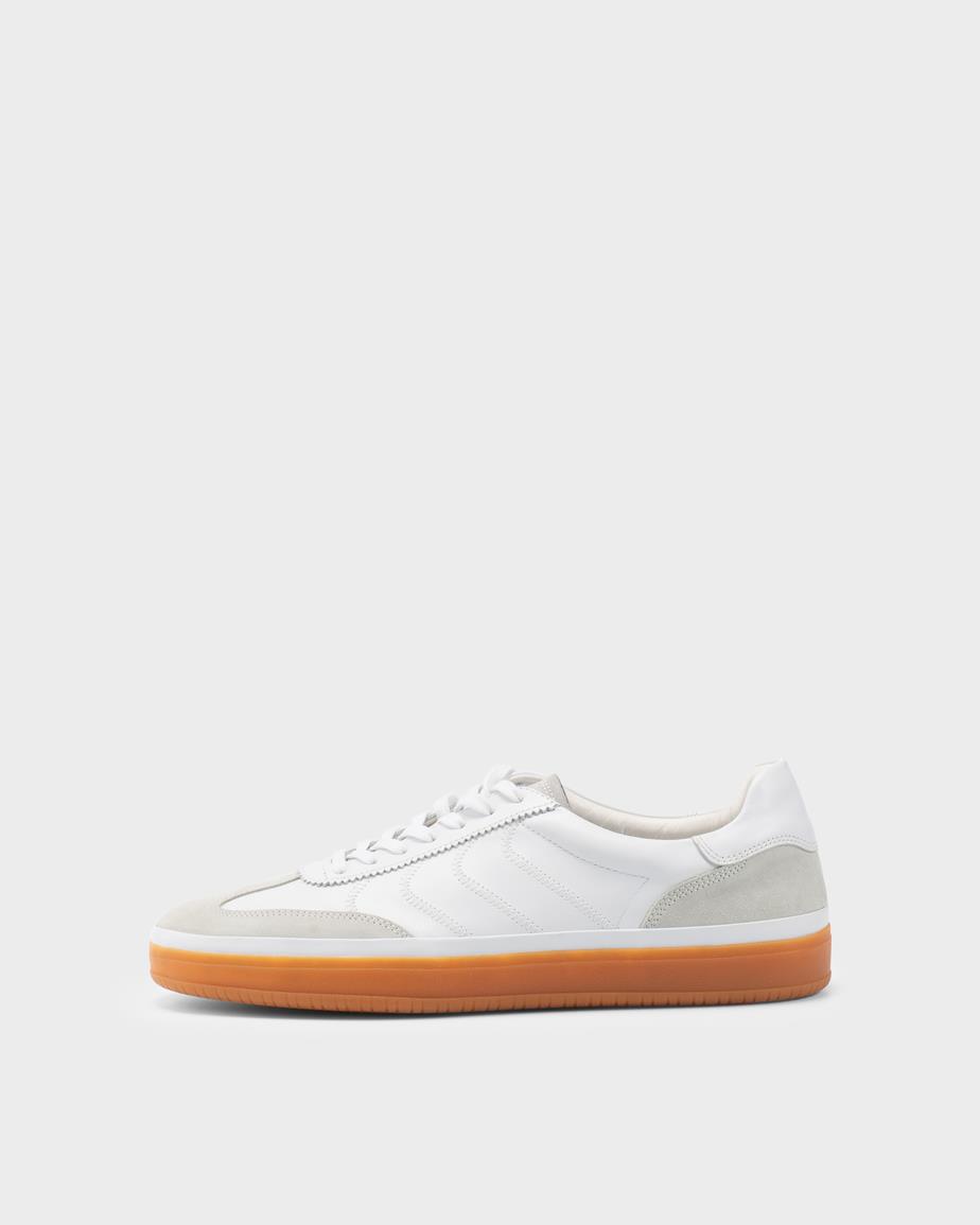 Leo sneaker Weißes, Wildleder/Leder