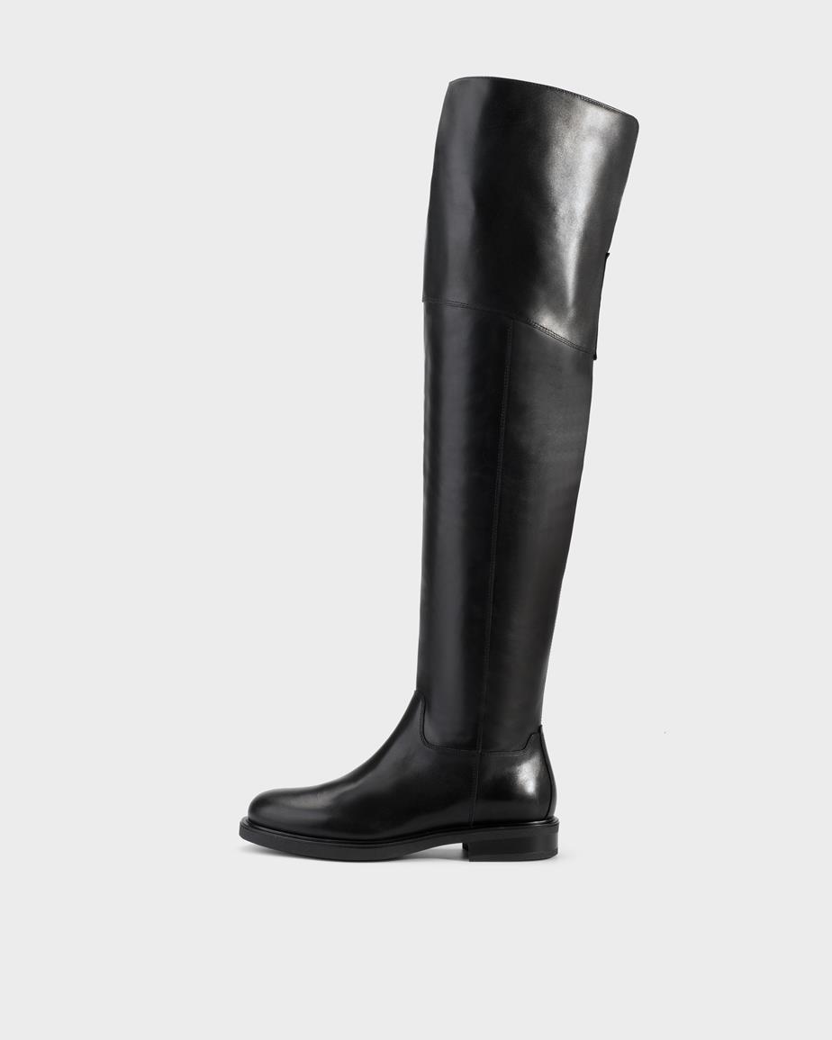 Freya tall boots Black, Leather