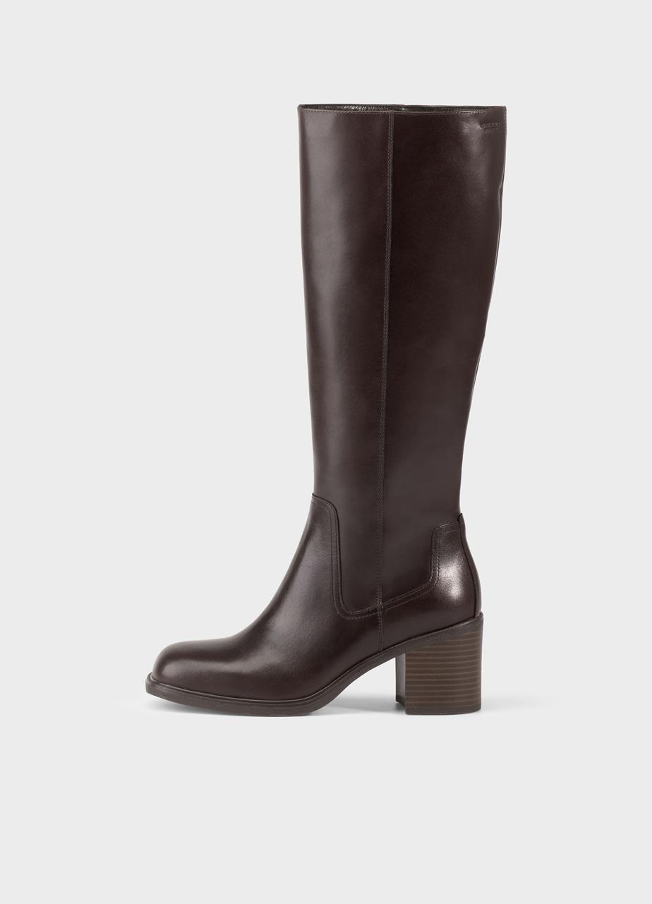 Meryl tall boots BROWN LEATHER