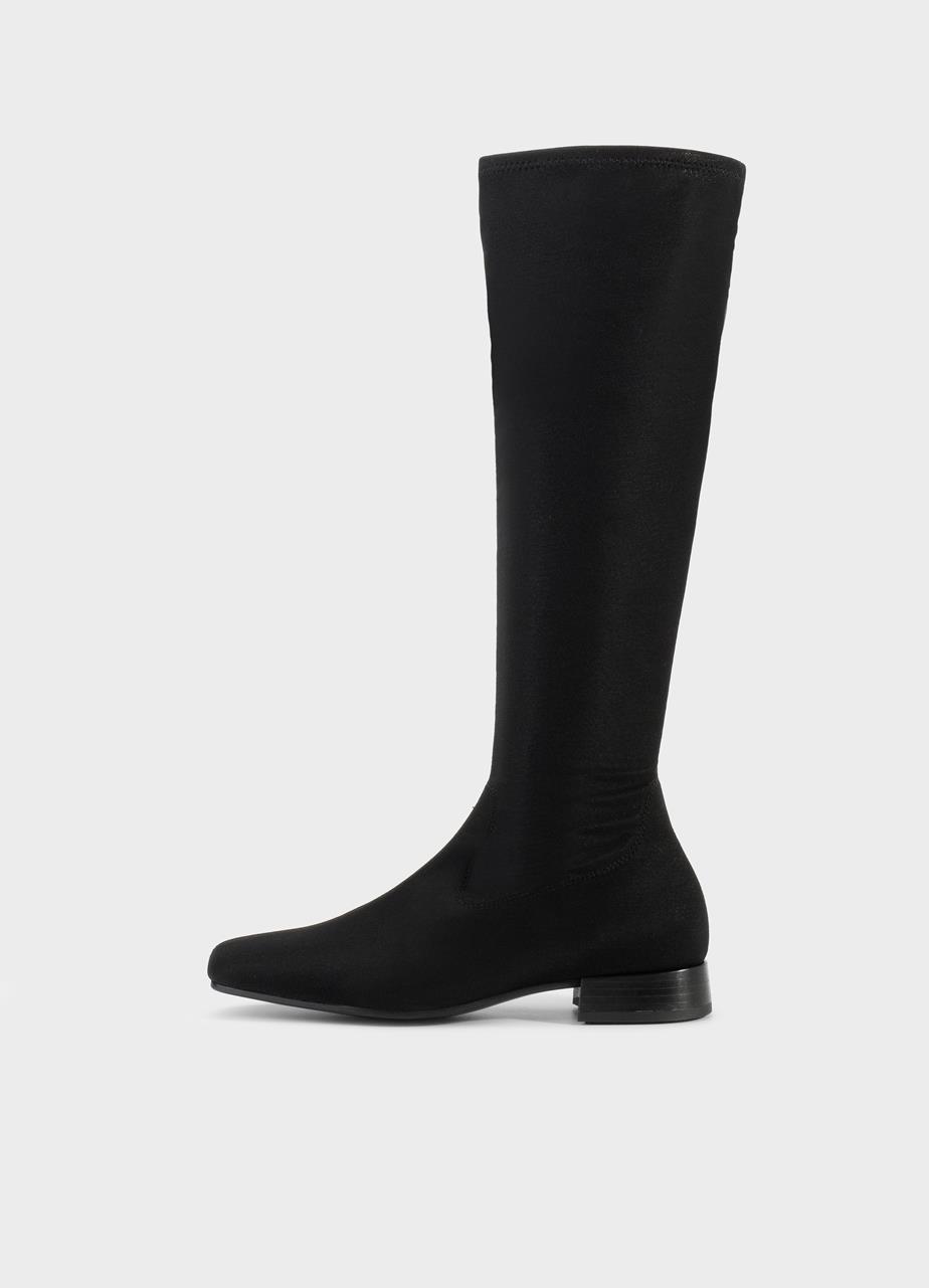 Mona botas de cano alto PRETO ELÁSTICO