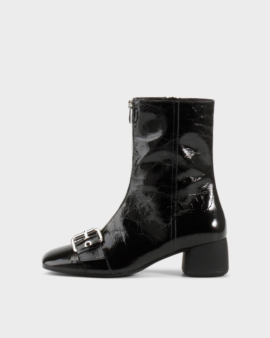 Livia stiefeletten Schwarzes, Lackleder