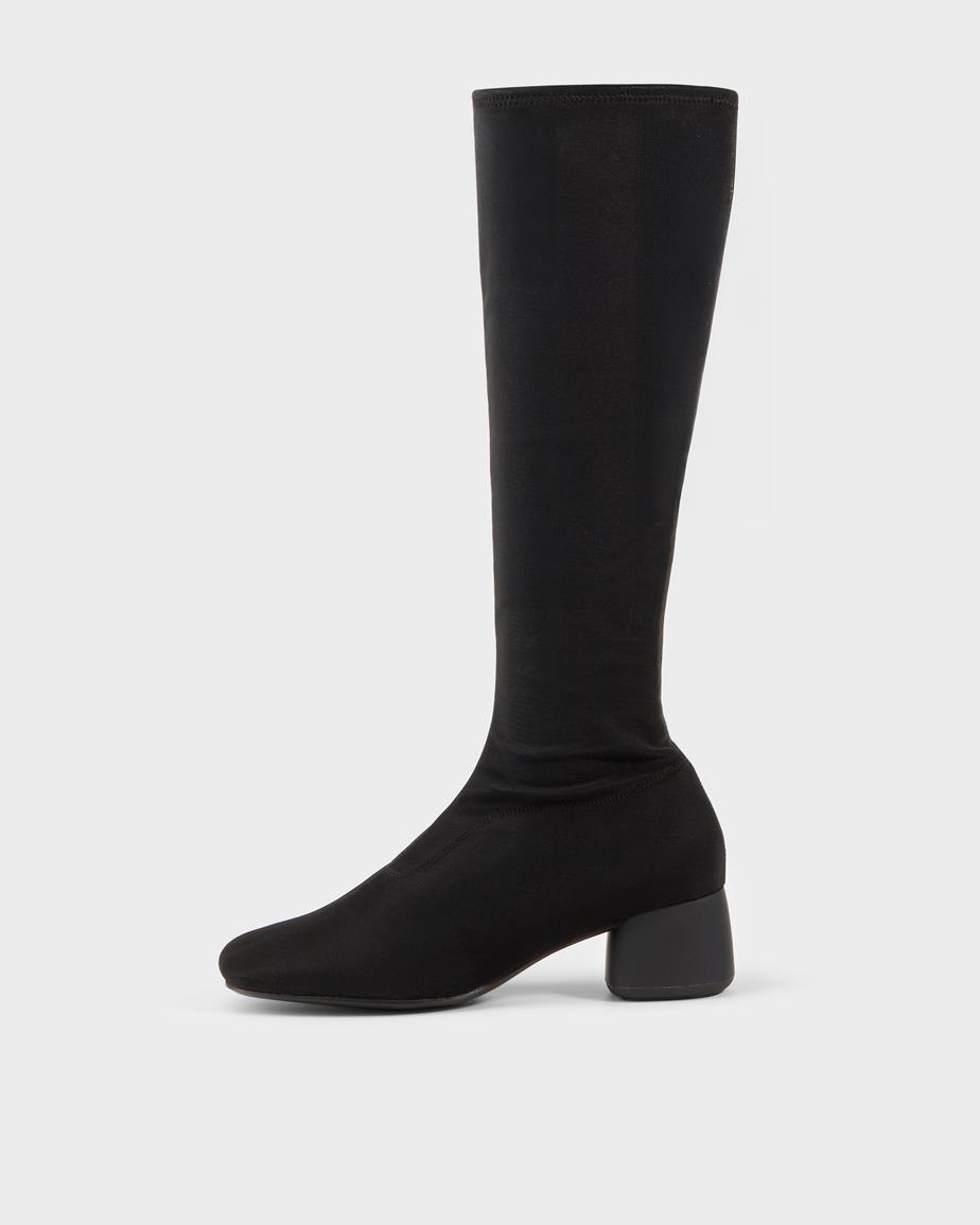 Livia stivali alti Nero, Elastico