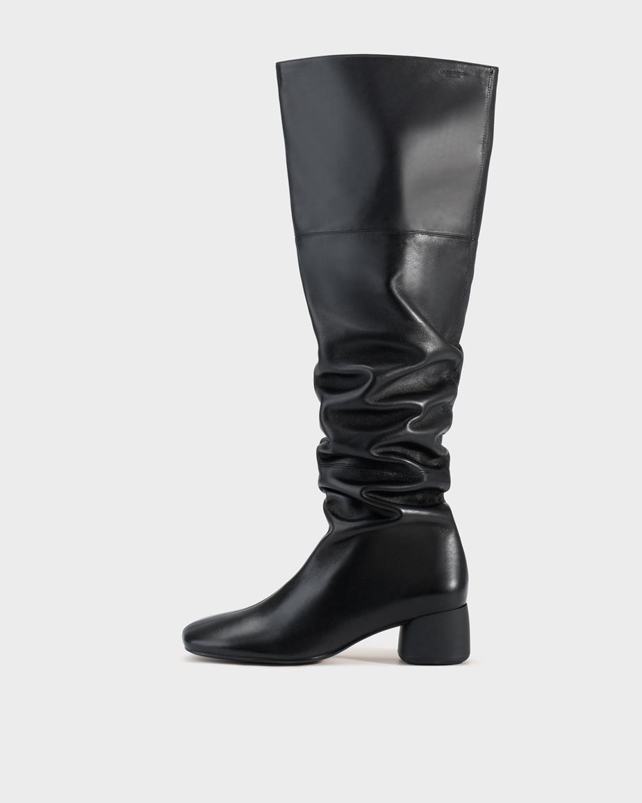 Livia tall boots Black, Leather