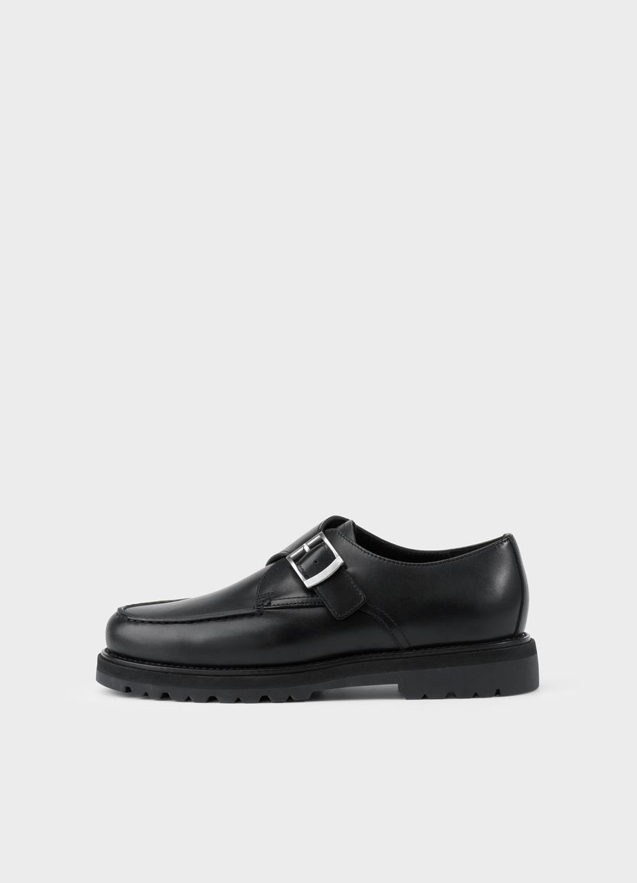 Jay scarpe NERO PELLE