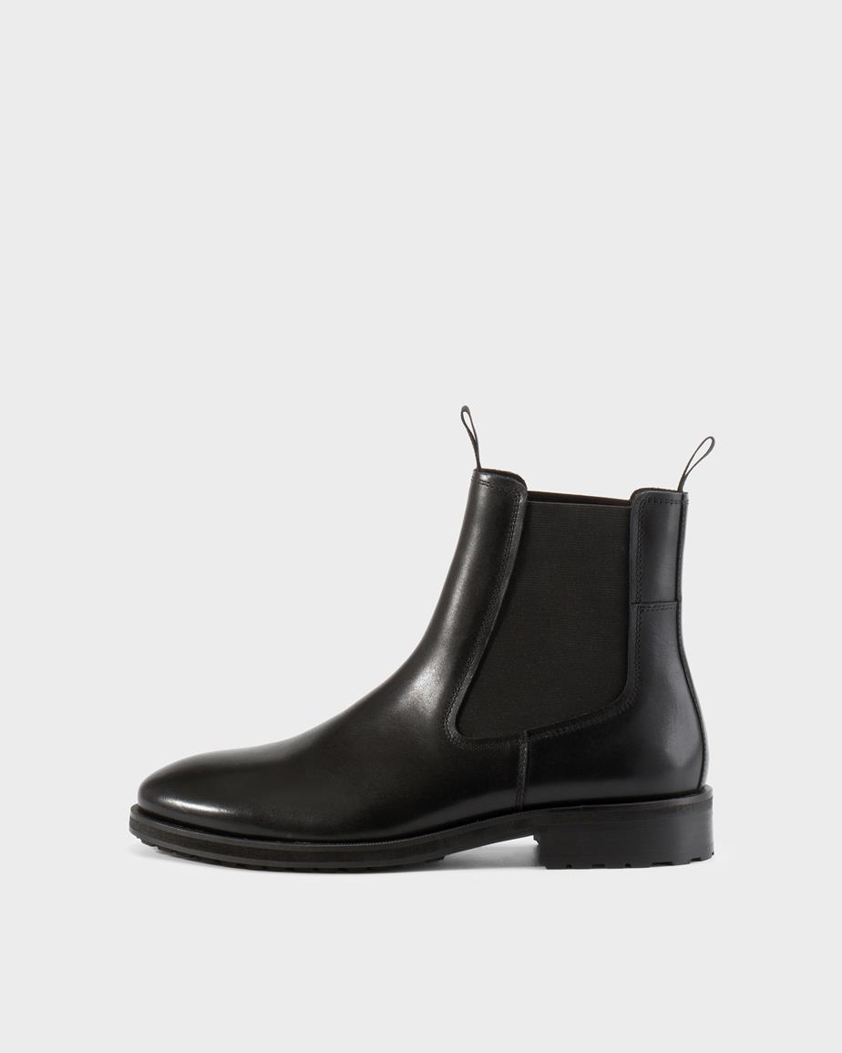 Brian boots Black, Leather