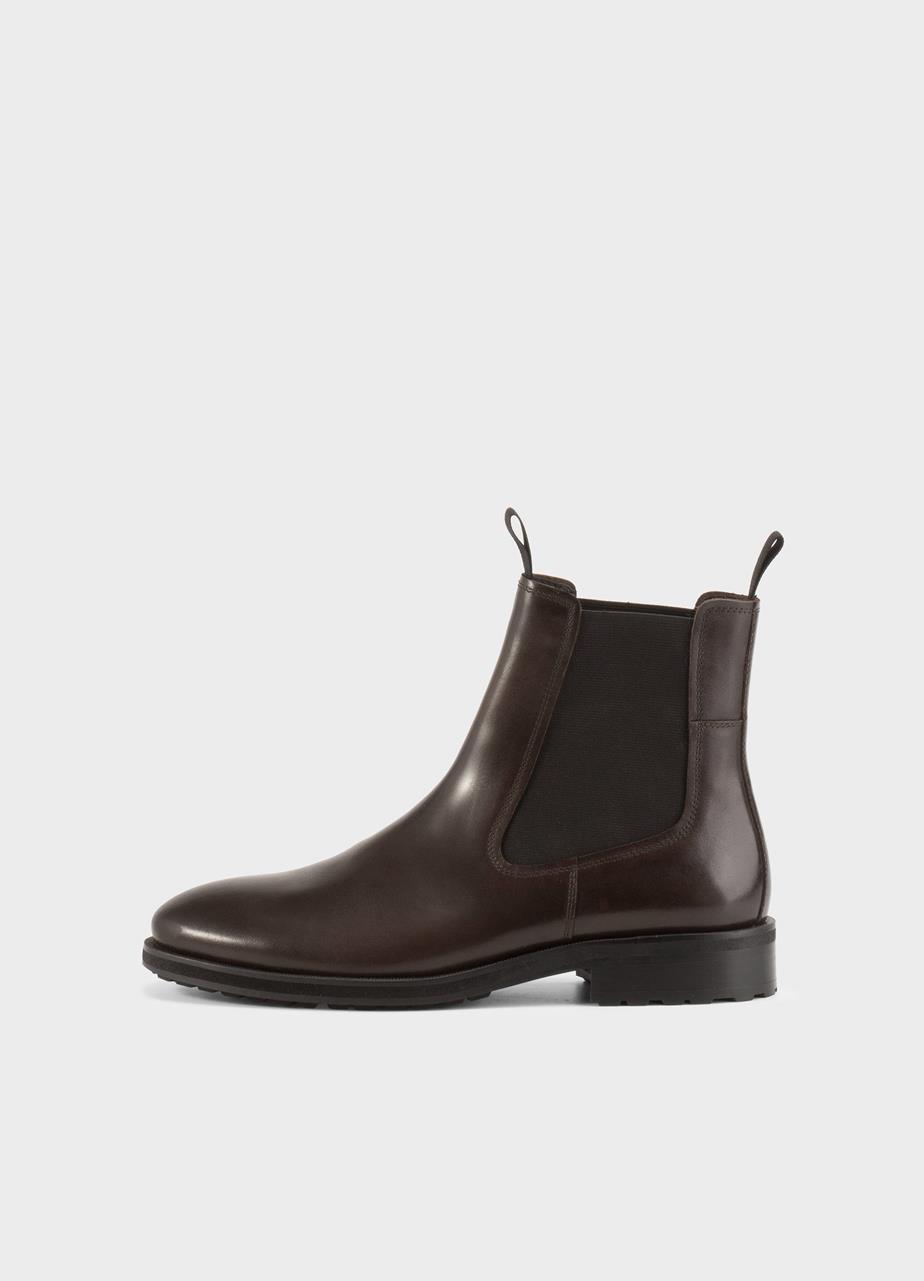 Brian stiefel DUNKELBRAUNES LEDER