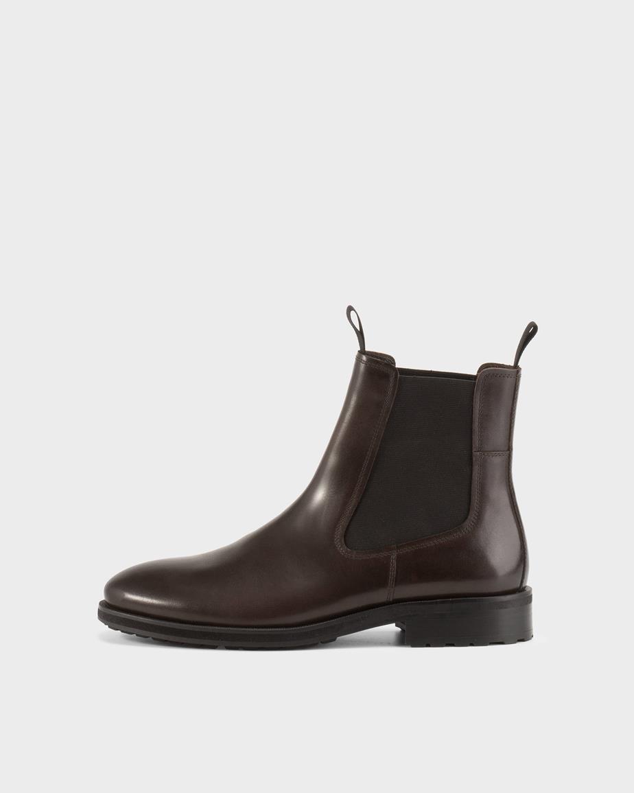 Brian boots Dark Brown, Leather