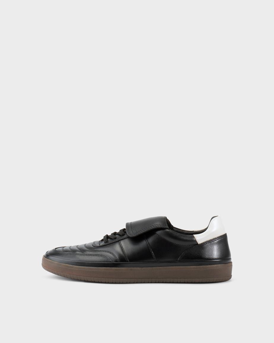 Leo sneakers Zwart, Leer
