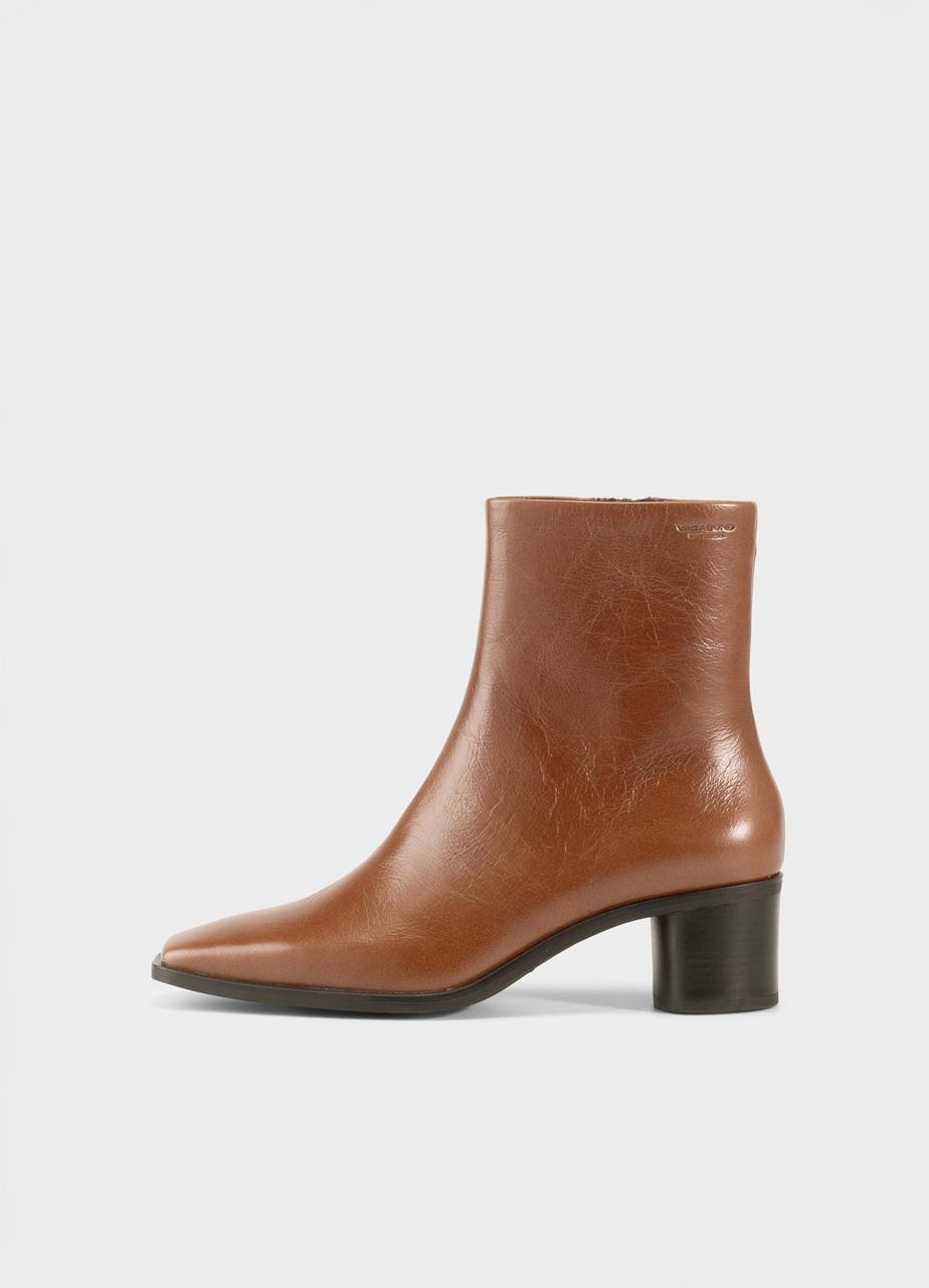 Fay ankle boots BROWN LEATHER