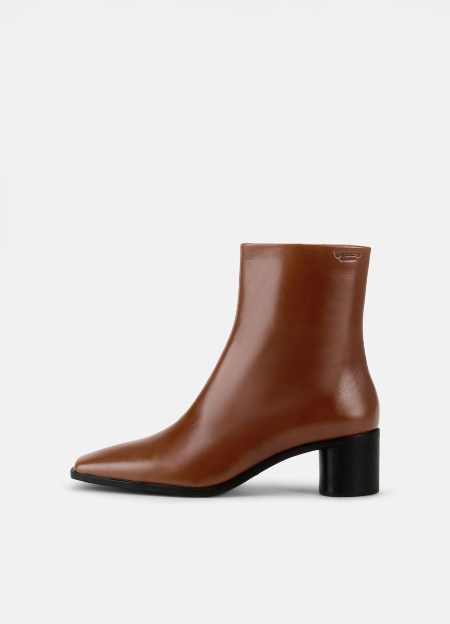 Fay ankle boots BROWN LEATHER