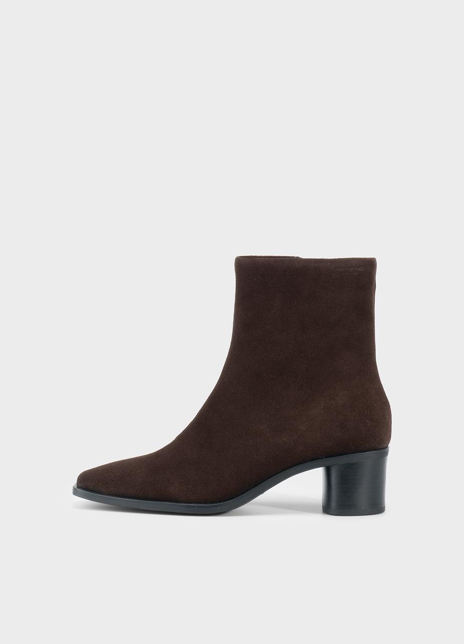 Fay ankle boots DARK BROWN SUEDE
