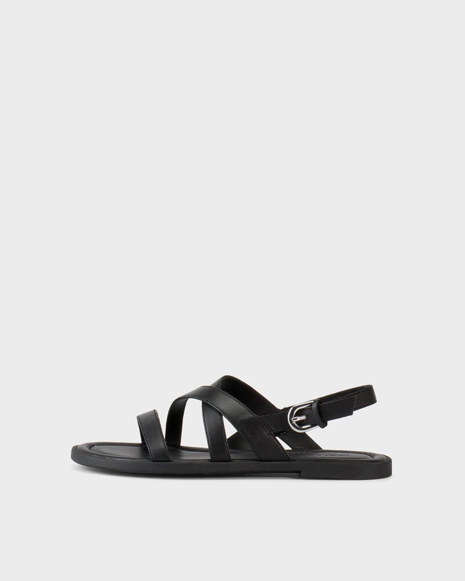 Zaida sandaler Svart, Skinn