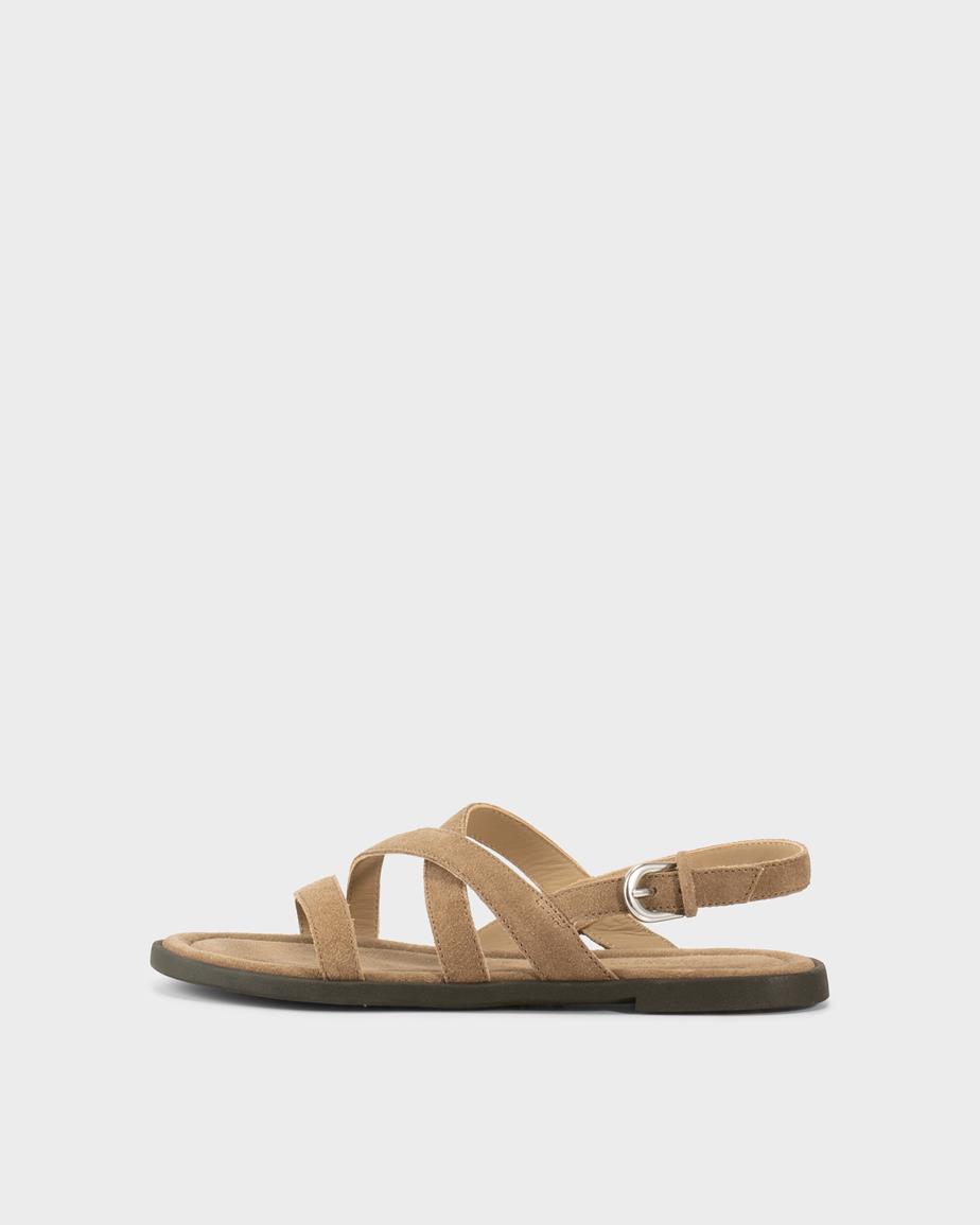 Zaida sandales Beige, Daim