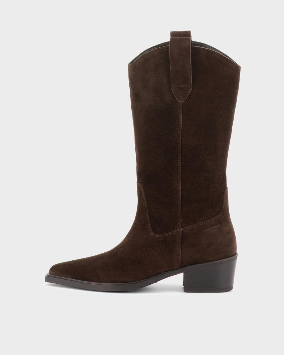 Kelsey boots Dark Brown, Suede