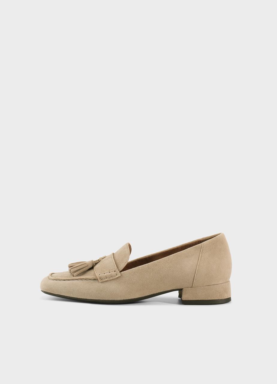 Debbi loafers Beige, Suede