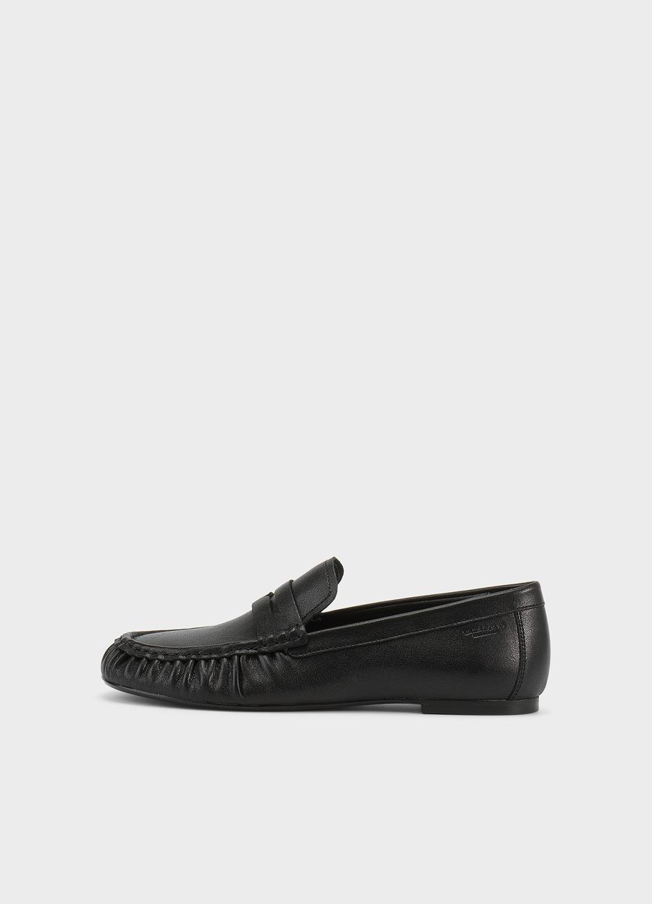 Aleya loafers Zwart, Leer