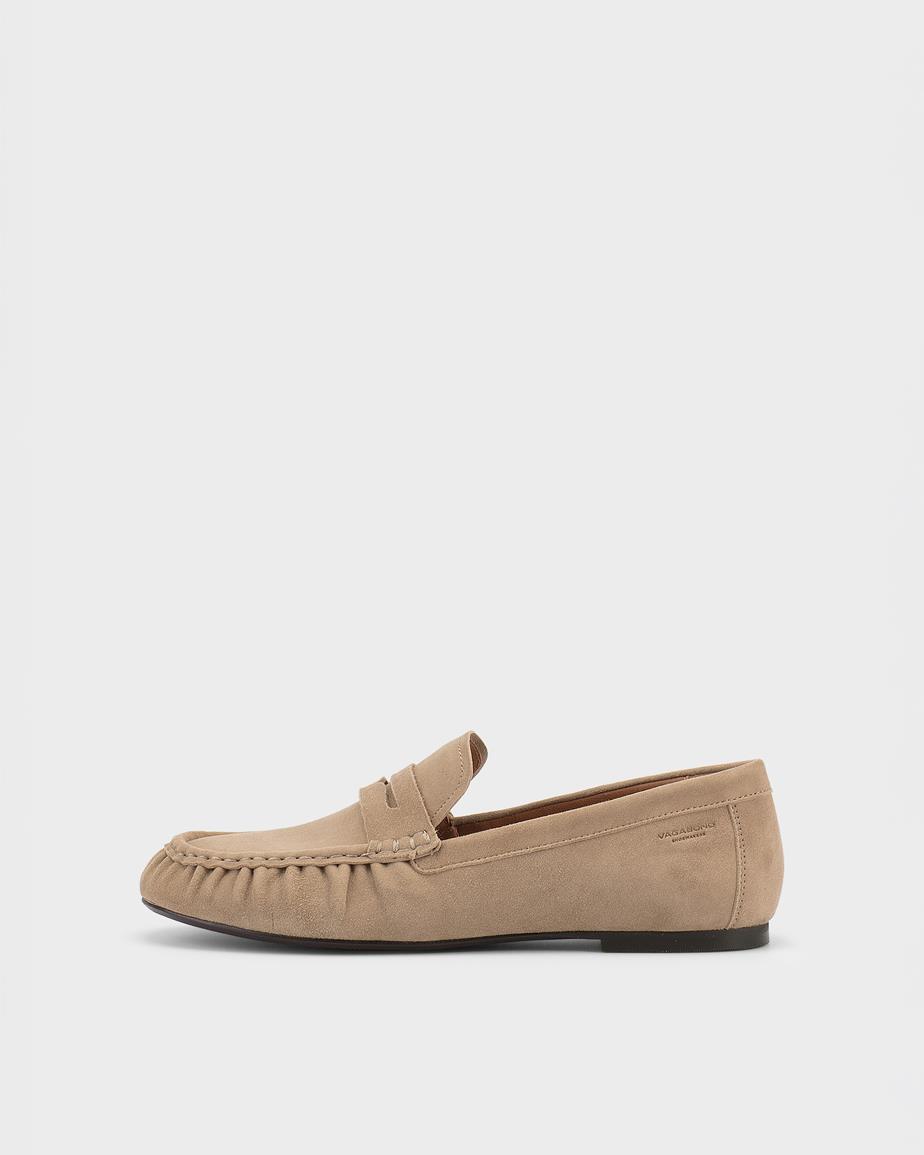 Aleya mocassins Beige, Daim