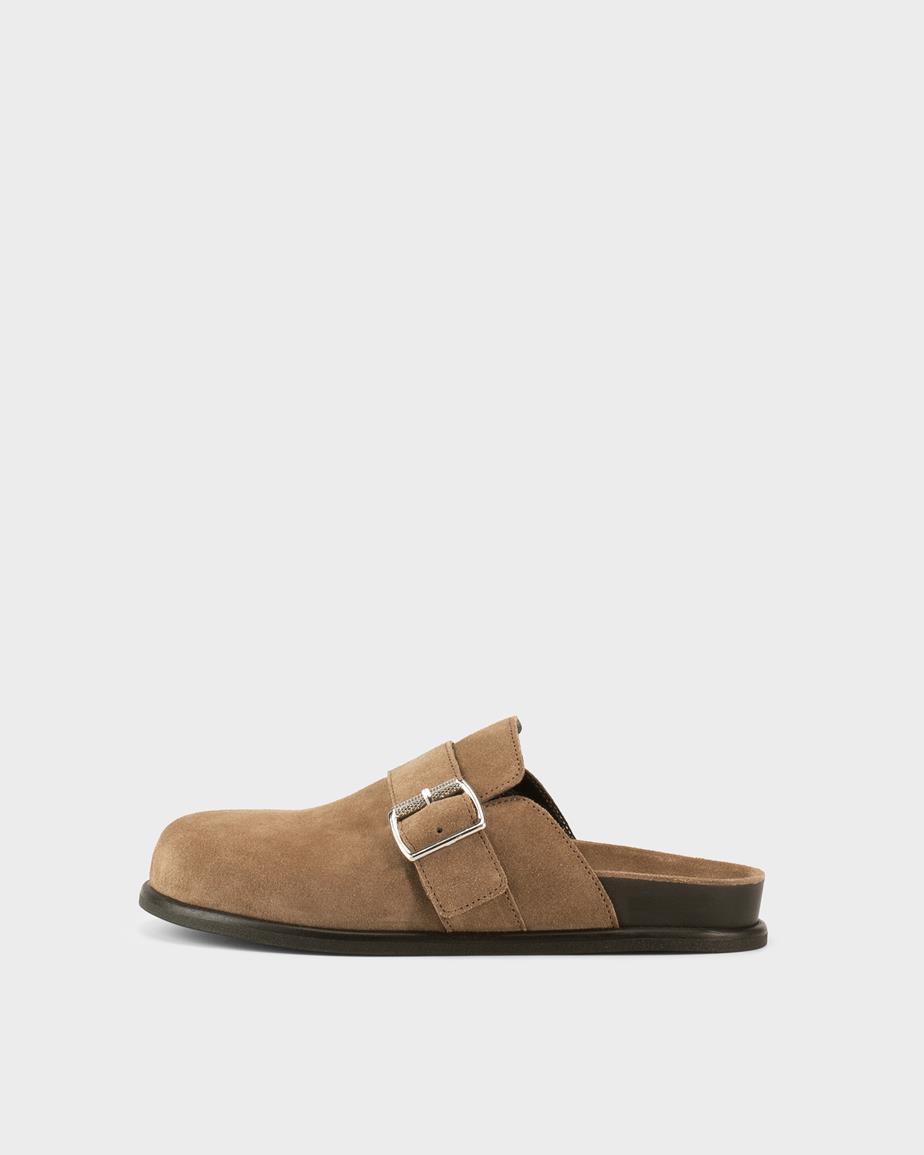 Effie mules Beige, Mocka