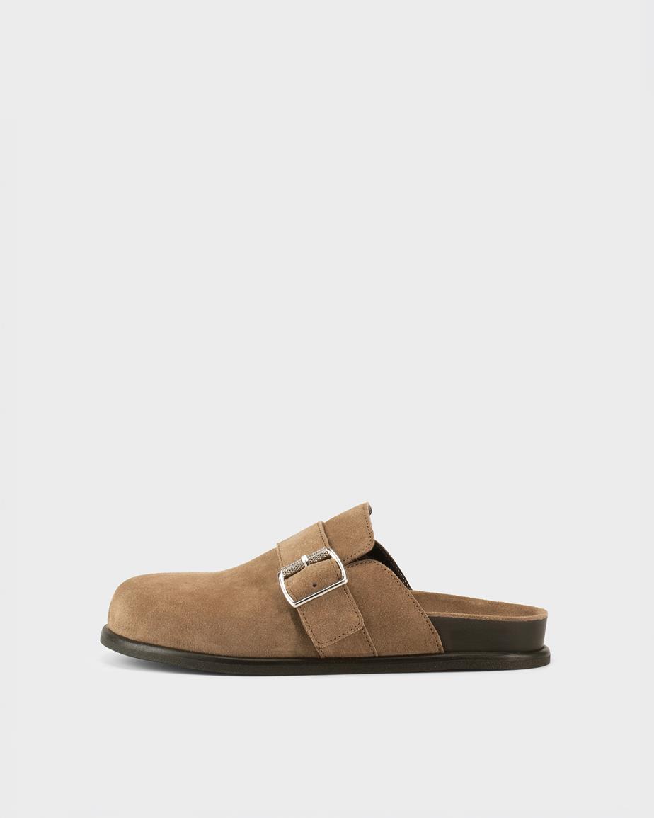 Effie mules Beige, Mocka