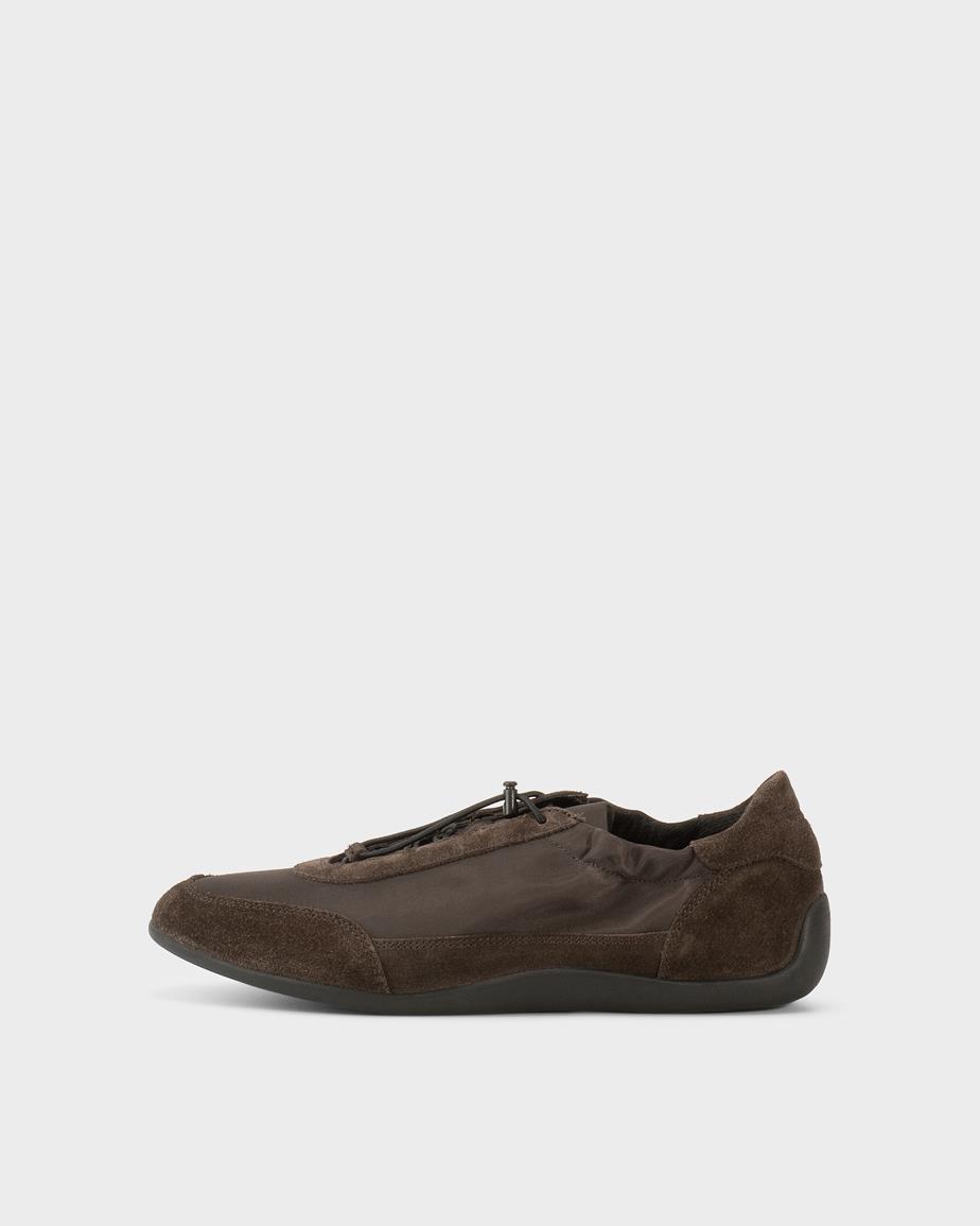 Hollie sneakers Καφε, Σουεντ/Υφασμα