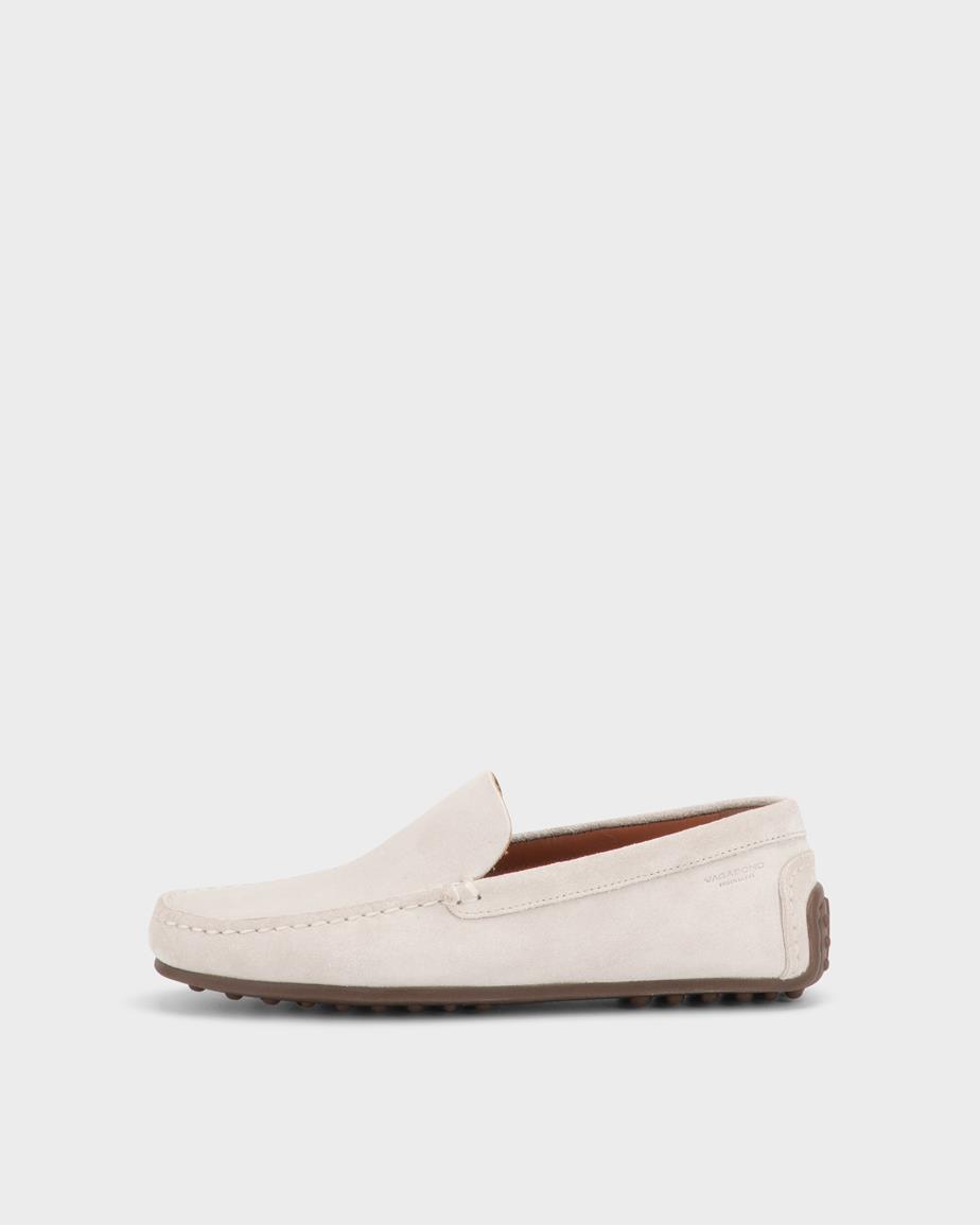 Larissa mocassini Beige, Camoscio