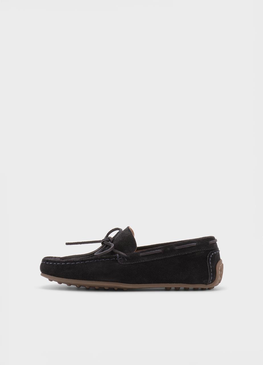 Larissa loafers Dark Blue, Suede