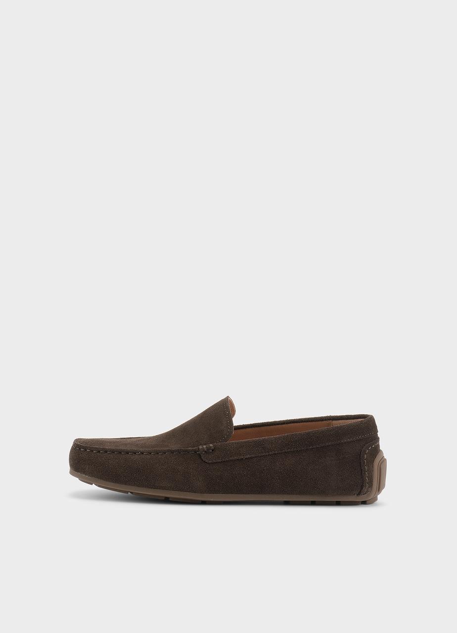 Lorenzo loafers Donkerbruin, Suède