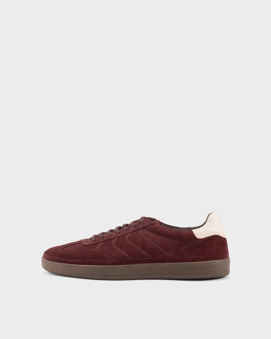 Leo sneaker Rotes, Veloursleder