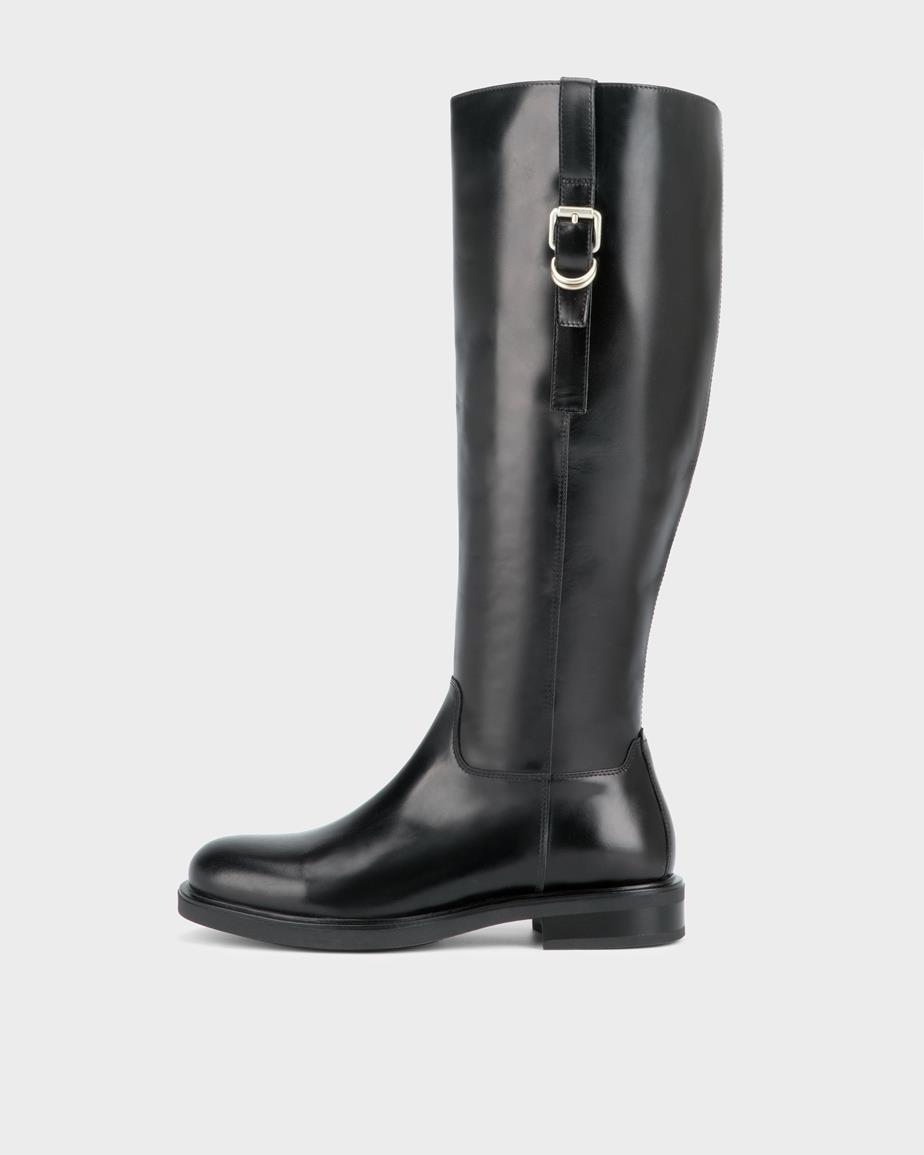 Freya tall boots Black, Leather
