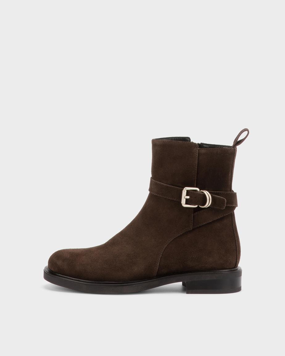 Freya boots Dark Brown, Suede