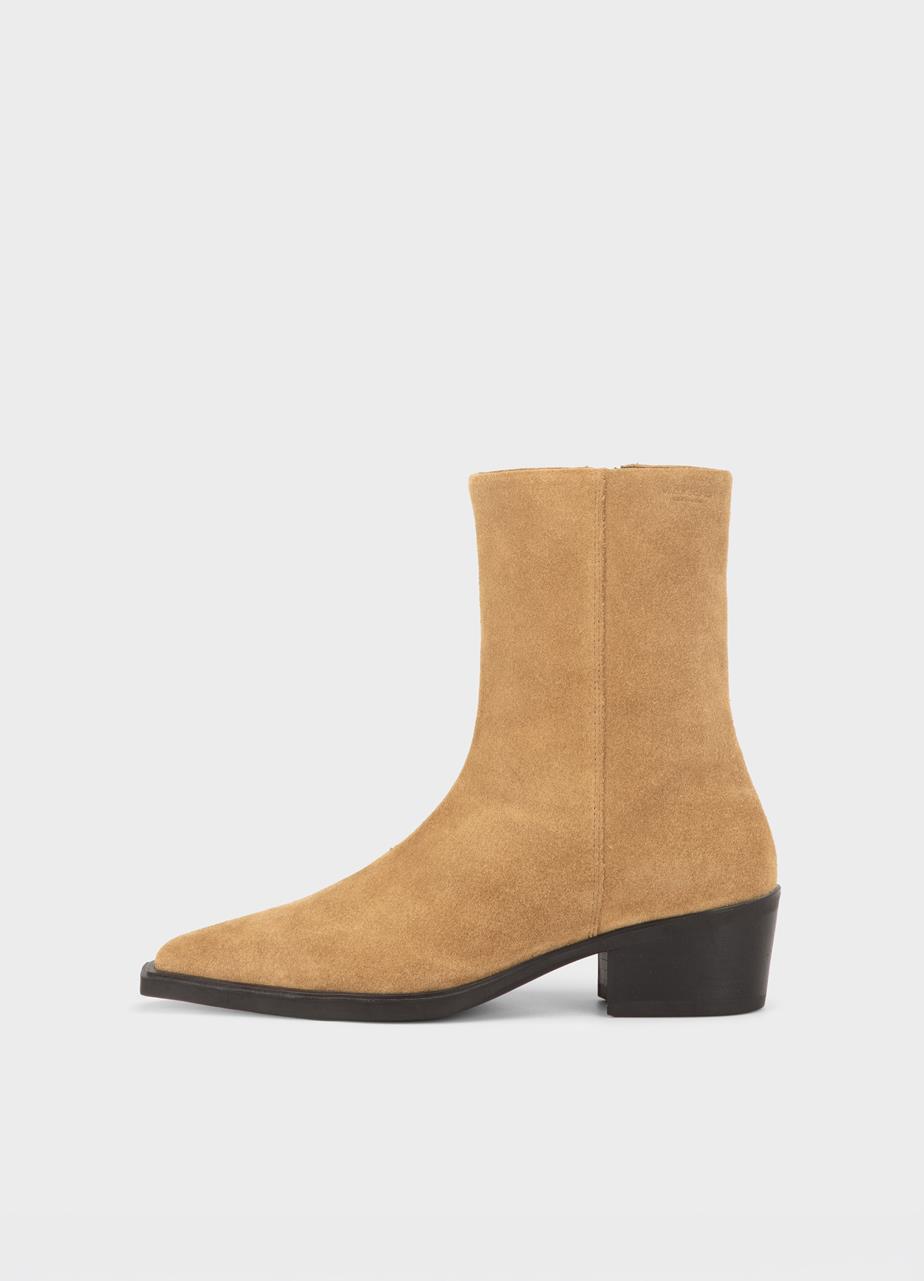 Kelsey ankle boots Beige, Suede