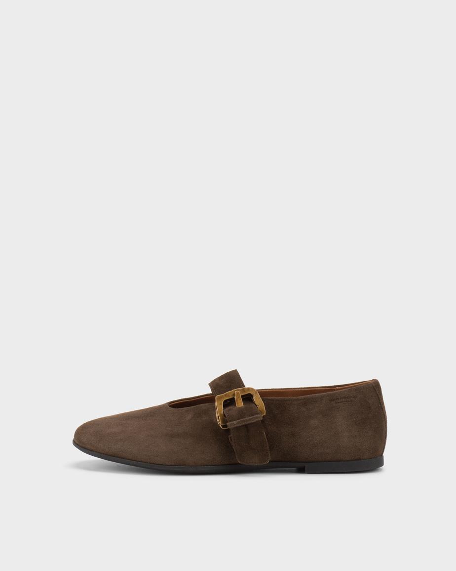 Aleya ballerinas Braunes, Veloursleder