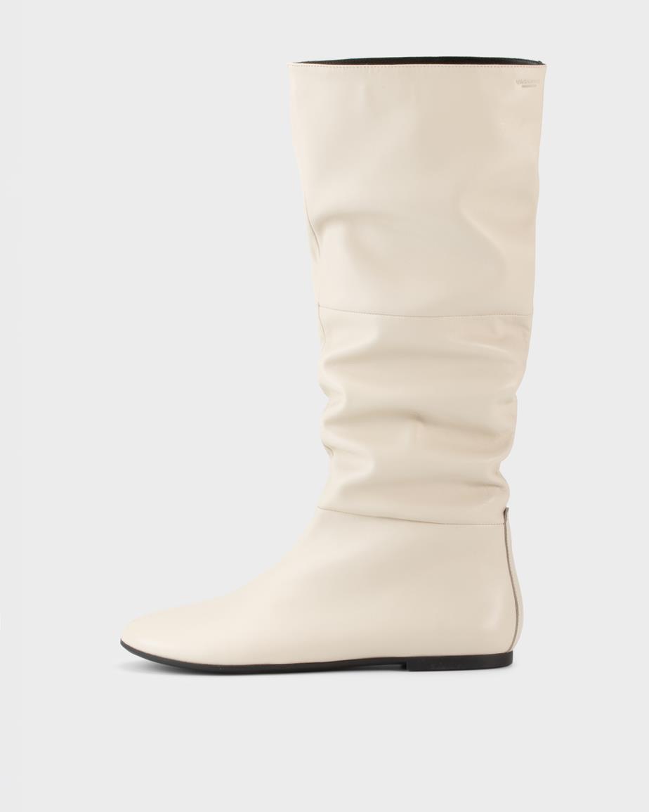 Aleya tall boots Beige, Leather