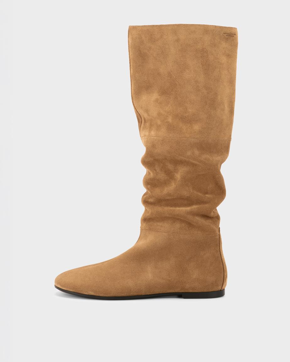 Aleya tall boots Beige, Suede