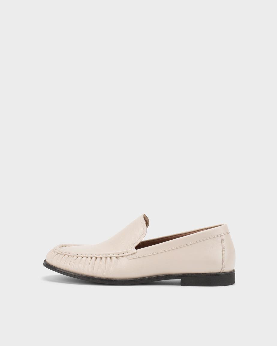 Brandi loafers Beige, Leather