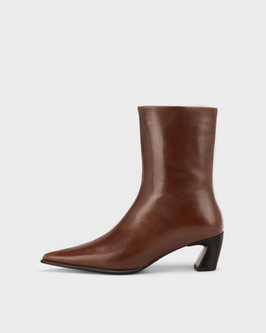 Ilona bottines Marron, Cuir
