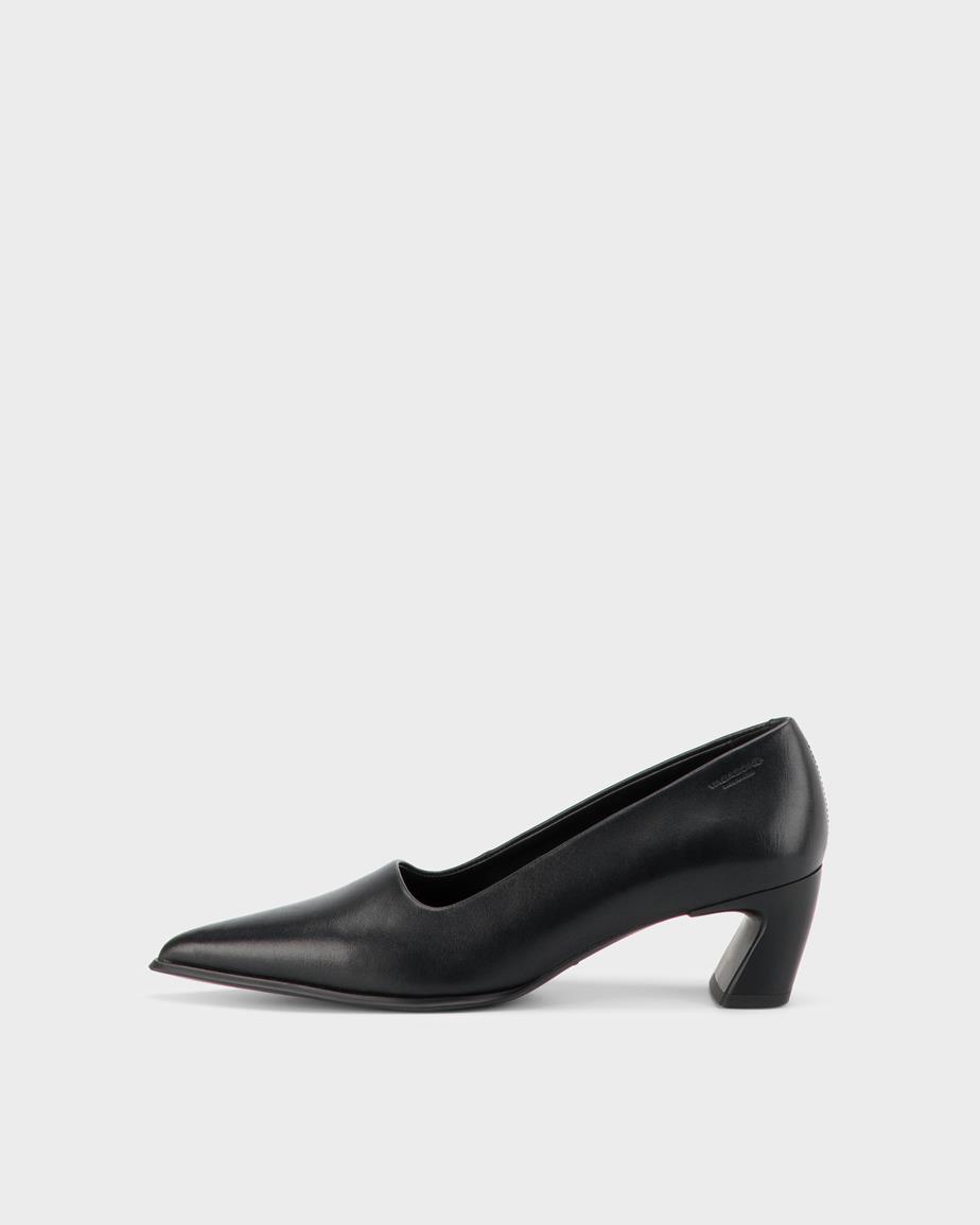 Ilona pumps Sort, Læder