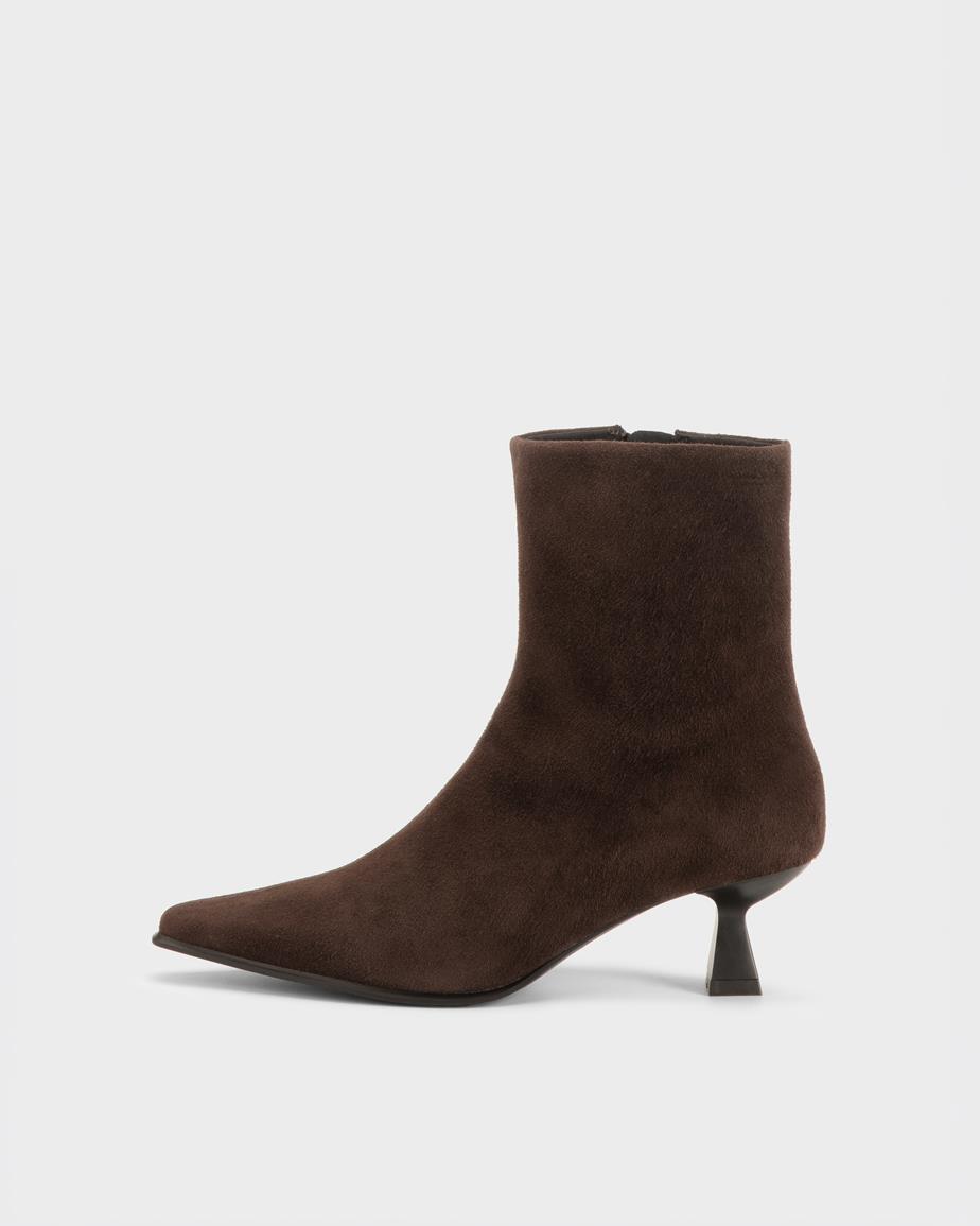 Elly bottes Marron Foncé, Daim