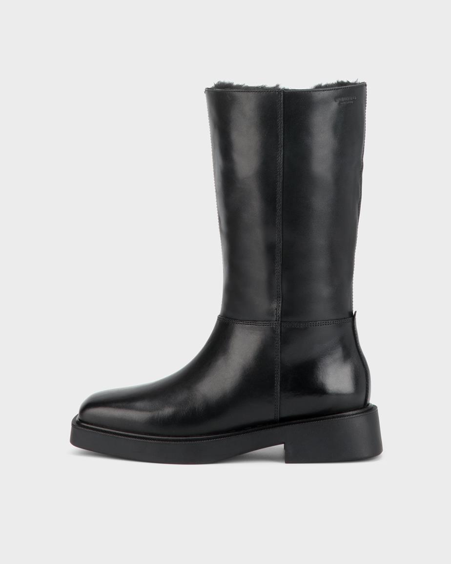 Jillian stiefel Schwarzes, Leder