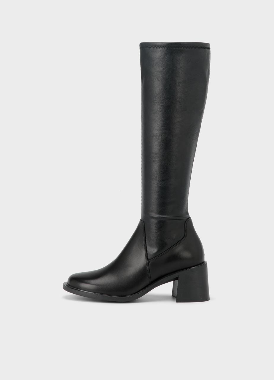 Vega stiefel Schwarzes, Leder/Kombination