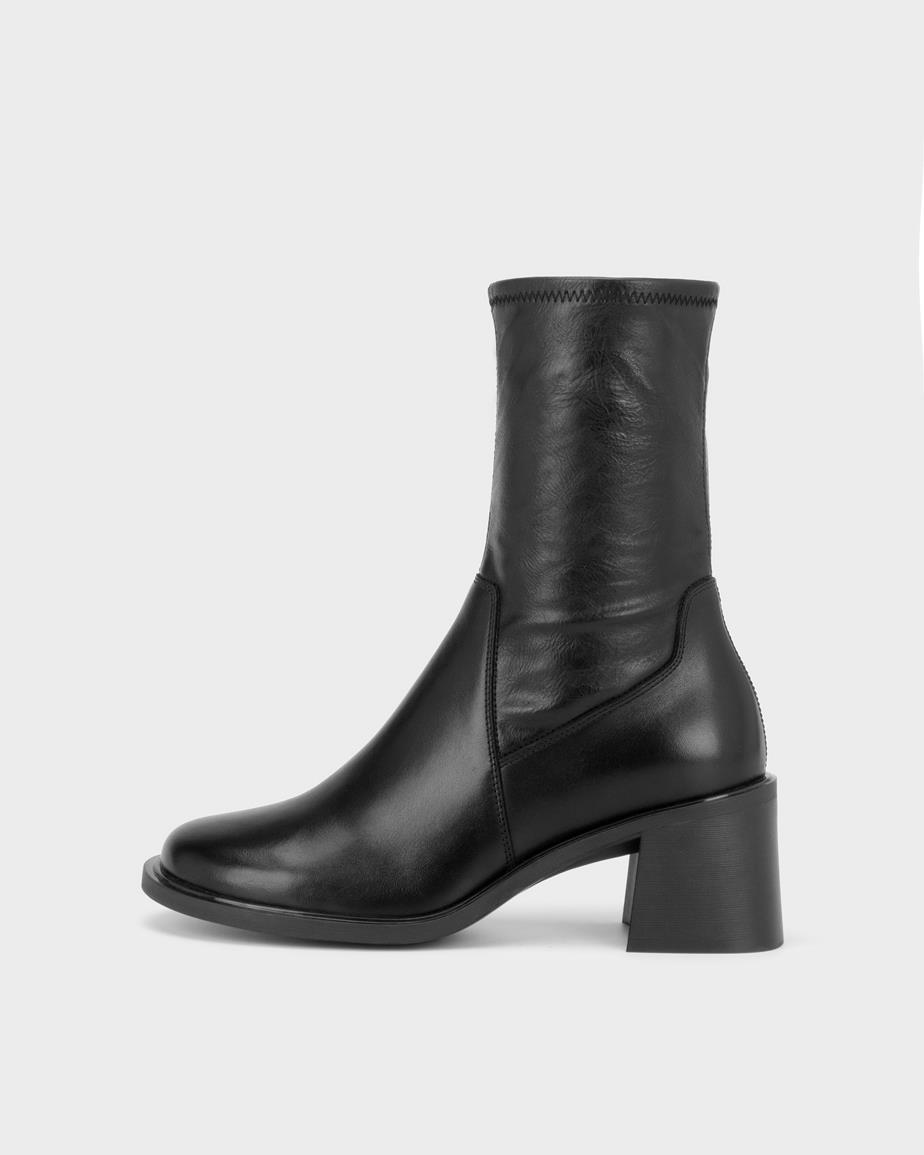 Vega ankelboots Svart, Skinn/Kombination