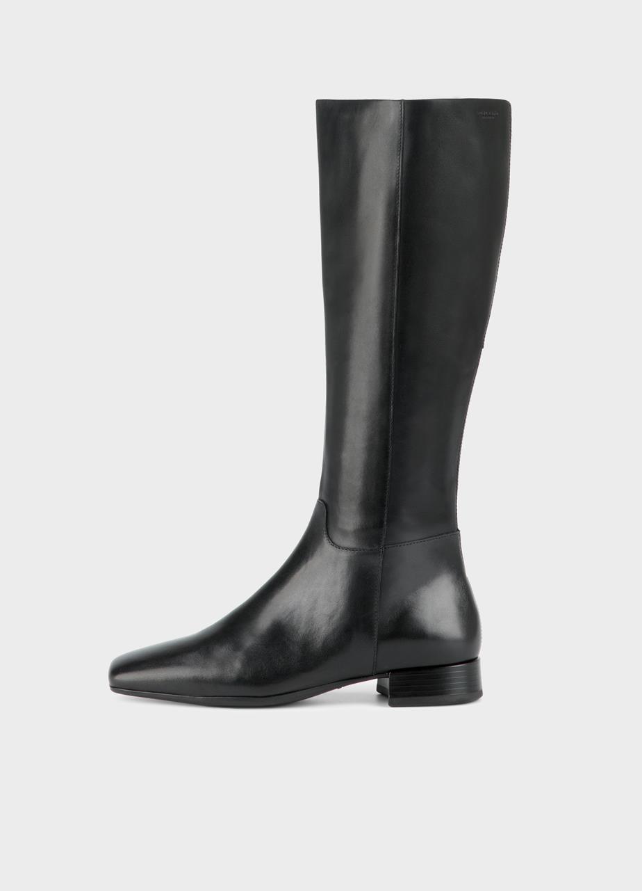 Mona tall boots Black, Leather