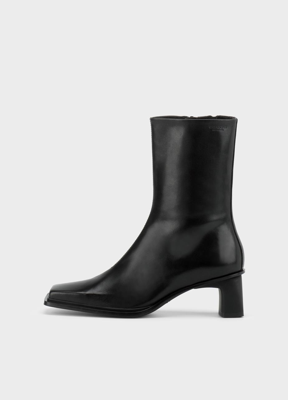 Elvina ankle boots Black, Leather