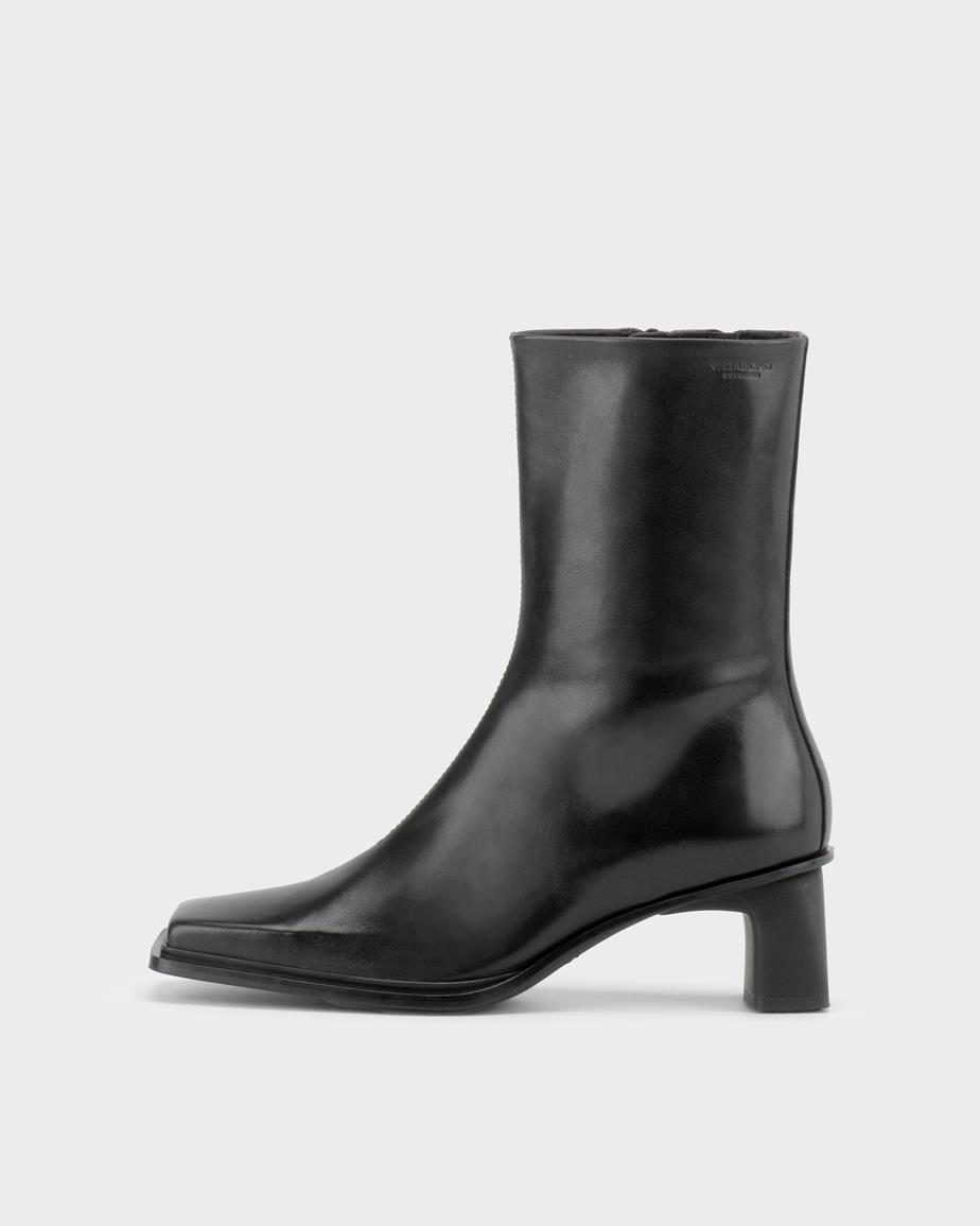 Elvina ankle boots Black, Leather