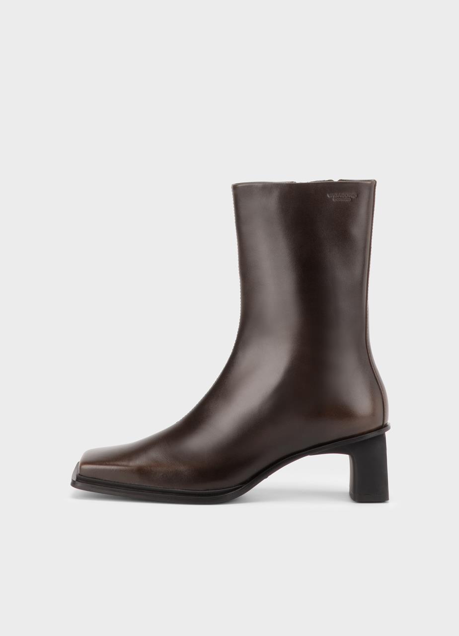 Elvına ankle boots Brown, Brush-Off Leather