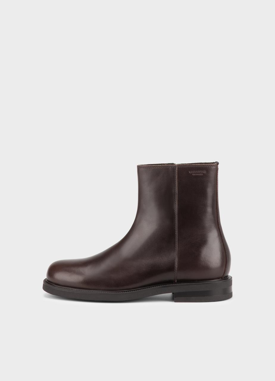 Floyd boots Dark Brown, Leather