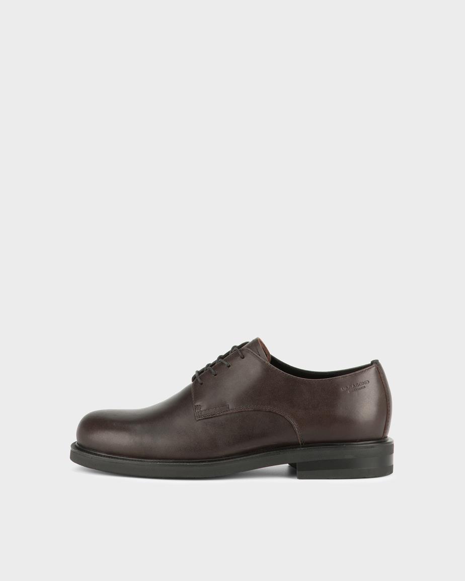 Floyd shoes Dark Brown, Leather